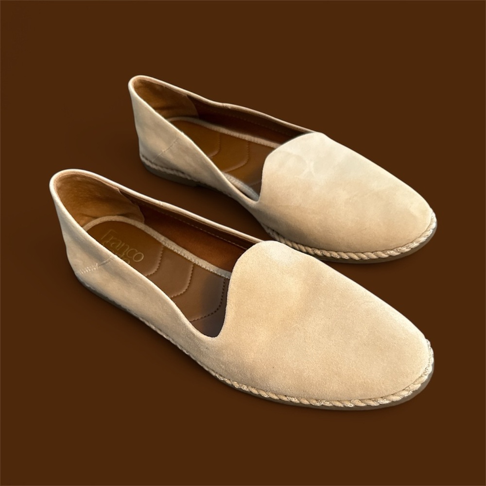 Franco Sarto, Jasmine loafer in tan. Very gently worn. Size 9.5. NWOT